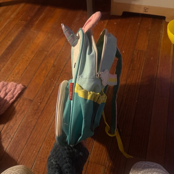 Skip hop Unicorn Kids Backpack - Blue and Yellow - Picture 6 of 7